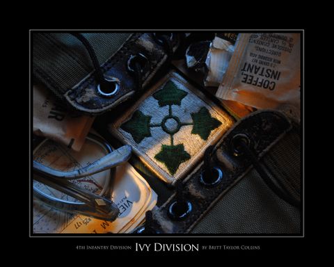 4th Infantry Division - Ivy Division - Giclee Print