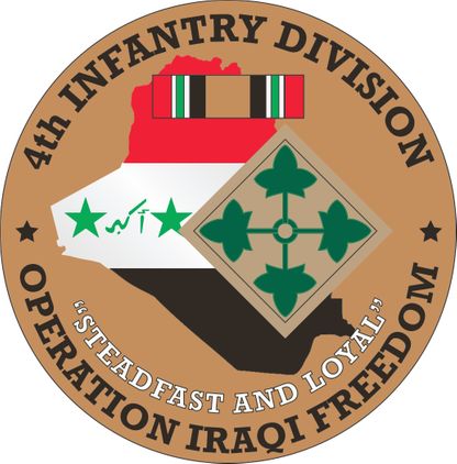 4th Infantry Division OIF Decal