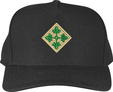 4th Infantry Division Custom Embroidered Cap