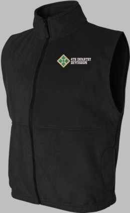 4th Infantry Division Full-Zip Fleece Vest