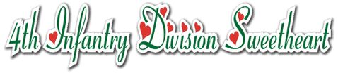 4th Infantry Division Sweetheart Window Strip