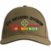 4th Infantry Division Vietnam Veteran Embroidered Cap with Ribbons