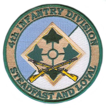 4th Infantry Division (with Rifles) Patch