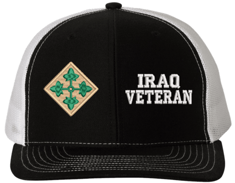 4th Infantry Iraq Veteran Split Cap