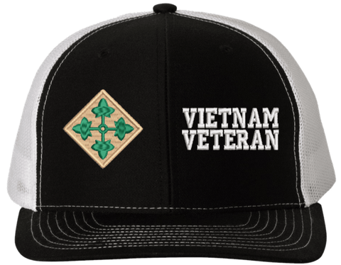 4th Infantry Vietnam Veteran Split Cap
