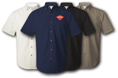 4th Marine Air Wing Button Down Shirt - CLOSEOUT SALE!