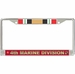 4th Marine Division Iraq Veteran License Plate Frame