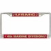 4th Marine Division License Plate Frame