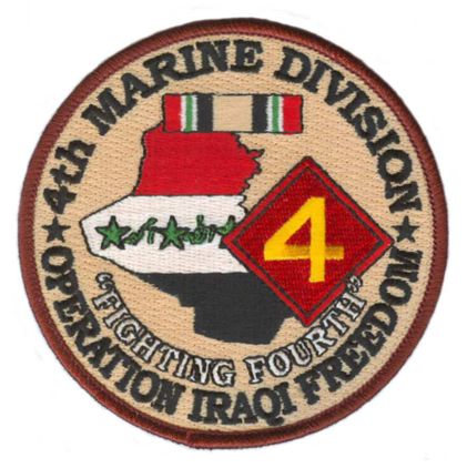 4th Marine Division OIF Patch