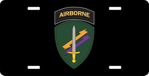 4th Psychological Operations Group License Plate