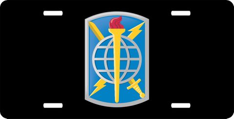 500th Military Intelligence Brigade PatchLicense Plate