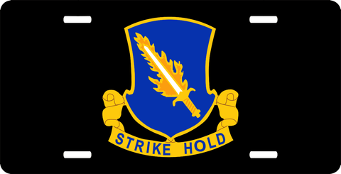 504th Infantry Regiment Unit Crest License Plate