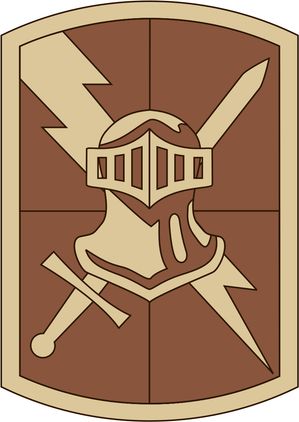 513th Military Intelligence Brigade Desert Camo Decal