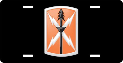 516th Signal Brigade PatchLicense Plate