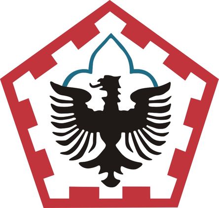 555th Engineering Brigade Sticker Decal