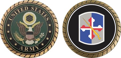 U.S. Army 58th Battlefield Surveillance Brigade Challenge Coin