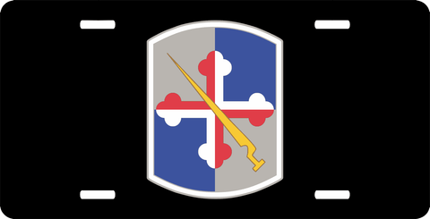 58th Battlefield Surveillance Brigade License Plate