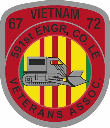 591st Engineer Company Vietnam Veteran Decal