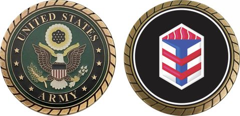 U.S. Army 5th Armored Brigade Patch Challenge Coin