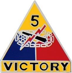 5th Armored Division Lapel Pin