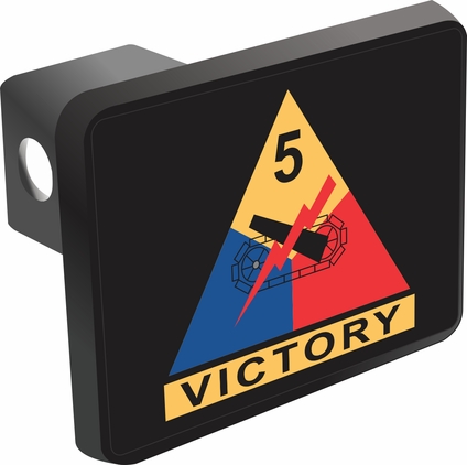 5th Armored Division Trailer Hitch Cover