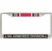 5th Armored Division WW2 Veteran Service Ribbon License Plate Frame