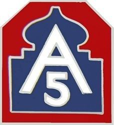 5th Army Lapel Pin