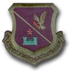 5th FIELD INVESTIGATIONS REGION 3" MILITARY PATCH