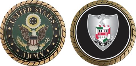 U.S. Army 5th Infantry Brigade Unit Crest Challenge Coin