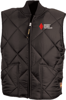 5th Infantry Division Desert Storm Veteran Game Sportswear Finest Vest