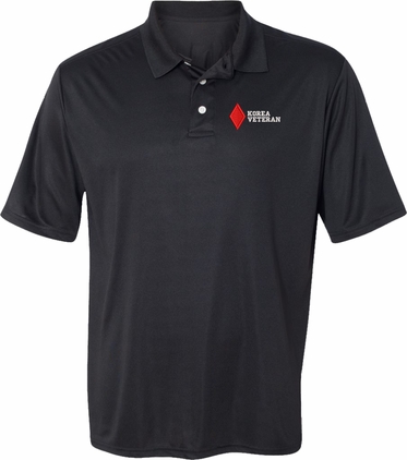 5th Infantry Division Korea Veteran Moisture Wicking Polo