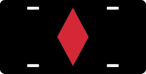 5th Infantry Division  License Plate