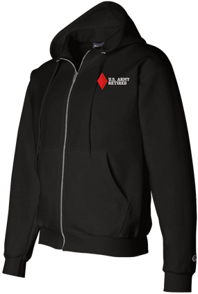 5th Infantry Division Retired Zippered Hoodie