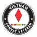 5th Infantry Division Vietnam Combat Veteran with Ribbons Decal