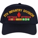 5th Infantry Division Vietnam Veteran Embroidered Cap with Ribbons