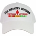 5th Infantry Division Vietnam Veteran Embroidered Cap with Ribbons