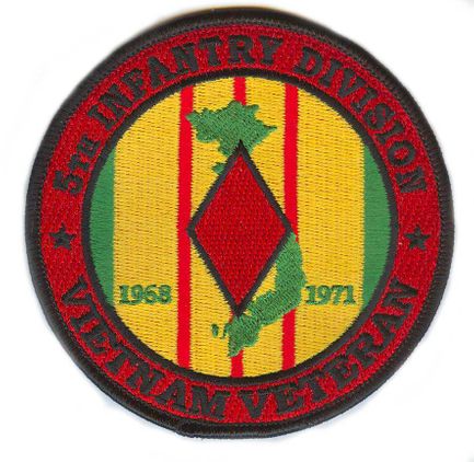 5th Infantry Division Vietnam Veteran Patch