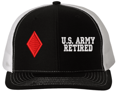 5th Infantry U.S. Army Retired Split Cap
