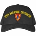 5th Marine Division 'The Spearhead' Red Custom Embroidered Cap