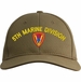 5th Marine Division 'The Spearhead' Red Custom Embroidered Cap