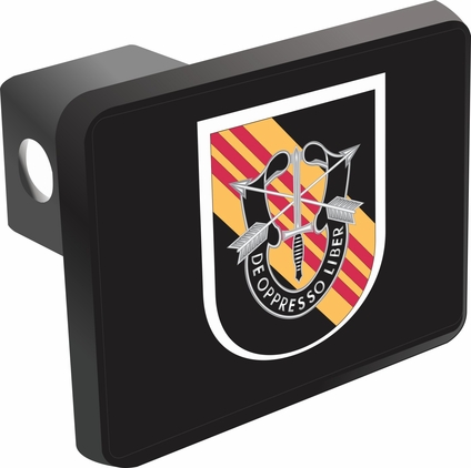5th Special Forces Group Black Flash Hitch Cover
