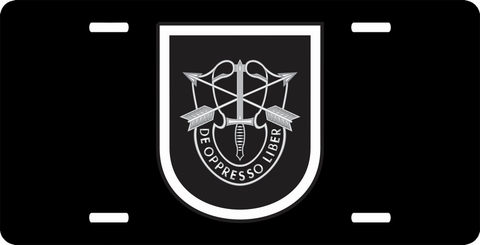 5th Special Forces Group Group License Plate