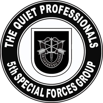 5th Special Forces Group Quiet Professionals Decal