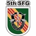 5th Special Forces Group Vietnam Green Flash Sticker
