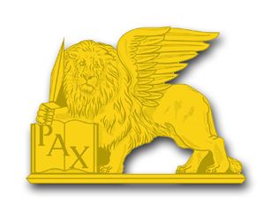 5th Theater Army Command Unit Crest - left Vinyl Transfer Decal