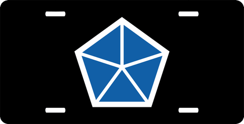 5th U.S. Army Corps License Plate