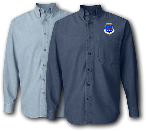 611th Air Support Grp Denim Shirt