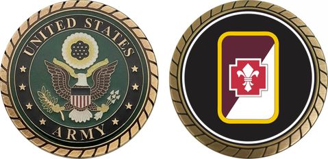 U.S. Army 62nd Medical Group Challenge Coin