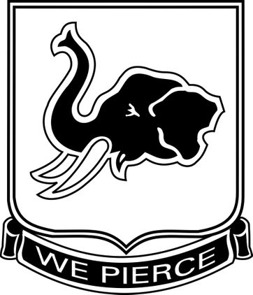 64th Armor Regiment Brigade Patch Vinyl Transfer Decal