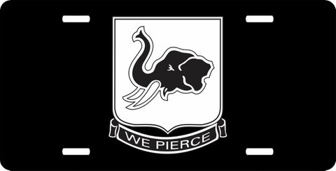 64th Armor Regiment Brigade PatchLicense Plate